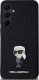 Karl Lagerfeld Etui Karl Lagerfeld KLHCSA35GKNPSK Samsung Galaxy A35 hardcase Fixed Glitter Ikonik Logo Metal Pin czarny/black 3