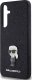 Karl Lagerfeld Etui Karl Lagerfeld KLHCSA35GKNPSK Samsung Galaxy A35 hardcase Fixed Glitter Ikonik Logo Metal Pin czarny/black 6