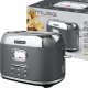 Toster Muse Muse Power 1000 W | Number of slots 2 | Housing material Stainless Steel 1