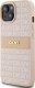 DKNY DKHCP15MPRTHSLP iPhone 15 Plus / 14 Plus 6.7" różowy/pink hardcase Leather Mono Stripe & Metal Logo 2