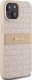 DKNY DKHCP15MPRTHSLP iPhone 15 Plus / 14 Plus 6.7" różowy/pink hardcase Leather Mono Stripe & Metal Logo 4