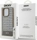 DKNY DKHMP15XPSOSPW iPhone 15 Pro Max 6.7" brązowy/brown hardcase Leather Printed Pattern Metal Logo MagSafe 8