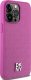 DKNY DKHMP15XPSHRPSP iPhone 15 Pro Max 6.7" różowy/pink hardcase Leather Monogram Pattern Metal Logo MagSafe 4