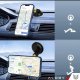 Alogy Uchwyt samochodowy magnetyczny na telefon do samochodu auta na szybę kokpit deskę do telefonu Mag Safe Alogy Czarny 10