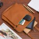 Beltimore Skórzany plecak damski torba 2w1 elegancki A4 włoski pojemny camel Vera Pelle S40 NoSize 1