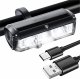 Alogy Lampka rowerowa przednia halogen LED światło oświetlenie roweru na przód rower kierownicę Mocna 900lm Alogy 610 czarna 17
