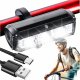 Alogy Lampka rowerowa przednia halogen LED światło oświetlenie roweru na przód rower kierownicę Mocna 900lm Alogy 610 czarna 4