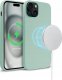 Crong Crong Color Cover Magnetic - Etui iPhone 15 MagSafe (miętowy) 4