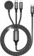 Awei kabel W23 3w1 usb-c/lightning/watch 100W/10W/2.5W czarny/czarny 1