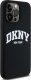 DKNY DKNY Liquid Silicone White Printed Logo MagSafe - Etui iPhone 15 Pro Max (czarny) 4