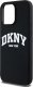 DKNY DKNY Liquid Silicone White Printed Logo MagSafe - Etui iPhone 15 Pro Max (czarny) 6