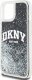 DKNY DKNY Liquid Glitter Big Logo - Etui iPhone 15 / 14 / 13 (czarny) 6
