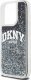 DKNY DKNY Liquid Glitter Big Logo - Etui iPhone 15 Pro (czarny) 6