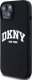 DKNY DKNY Liquid Silicone White Printed Logo MagSafe - Etui iPhone 14 / 15 / 13 (czarny) 2
