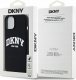 DKNY DKNY Liquid Silicone White Printed Logo MagSafe - Etui iPhone 14 / 15 / 13 (czarny) 8