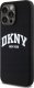 DKNY DKNY Liquid Silicone White Printed Logo MagSafe - Etui iPhone 14 Pro Max (czarny) 2
