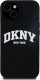 DKNY DKNY Liquid Silicone White Printed Logo MagSafe - Etui iPhone 15 Plus / 14 Plus (czarny) 3