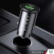 Ładowarka Alogy Ładowarka samochodowa 38W USB QC 3.0 18W + USB-C C PD 20W szybka mocna do telefonu Alogy Car czarna + Etui 3