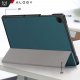 Etui na tablet Alogy Etui do Samsung Galaxy Tab A9+ Plus 2023 11" X210/X215/X216 obudowa na tablet Case Alogy Book Cover Zielone + Szkło 1