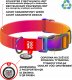 Collar WAU DOG OBROŻA RECYCLED GRADIENT S        1,5/25-35cm NYLON POMARAŃCZOWY 2