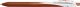 Pentel Pióro kulkowe Pentel EnerGel BL437 brązowe, BRĄZOWY 5