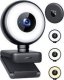 Kamera internetowa Wemiss WEMISS CM-A2 Stream Series with Ring Light Full HD Webcam with 1/3"-CMOS Sensor  black 1