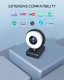 Kamera internetowa Wemiss WEMISS CM-A2 Stream Series with Ring Light Full HD Webcam with 1/3"-CMOS Sensor  black 2