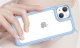 Braders Etui Outer sztywny pokrowiec z żelową ramką do iPhone 14 Plus niebieski 4