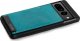 Surazo Etui skóra naturalna Back case z podpórką - Turkusowy - TPU Czarne Apple iPhone 15 Plus 11