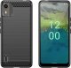 Braders Etui Carbon Case do Nokia C12 / Nokia C12 Pro / Nokia C12 Plus elastyczny czarny 2
