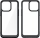 Braders Etui Outer z żelową ramką do iPhone 15 Pro czarne 2