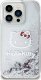 Sourcing Hello Kitty HKHCP13LLIKHET iPhone 13 Pro / 13 6.1" silver/silver hardcase Liquid Glitter Charms Kitty Head 4