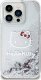 Sourcing Hello Kitty HKHCP15LLIKHET iPhone 15 Pro 6.1" silver/silver hardcase Liquid Glitter Charms Kitty Head 3