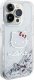 Sourcing Hello Kitty HKHCP15LLIKHET iPhone 15 Pro 6.1" silver/silver hardcase Liquid Glitter Charms Kitty Head 4