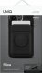 Uniq UNIQ Flixa magnetic card wallet with stand black/jet black MagSafe 2