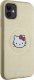 Sourcing Hello Kitty HKHMN61PGHCKD iPhone 11 / Xr 6.1" gold/gold hardcase Leather Kitty Head MagSafe 2