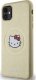 Sourcing Hello Kitty HKHMN61PGHCKD iPhone 11 / Xr 6.1" gold/gold hardcase Leather Kitty Head MagSafe 3