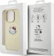 Sourcing Hello Kitty HKHMP14XPGHCKD iPhone 14 Pro Max 6.7" gold/gold hardcase Leather Kitty Head MagSafe 8