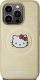 Sourcing Hello Kitty HKHMP15LPGHCKD iPhone 15 Pro 6.1" gold/gold hardcase Leather Kitty Head MagSafe 4
