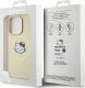 Sourcing Hello Kitty HKHMP15LPGHCKD iPhone 15 Pro 6.1" gold/gold hardcase Leather Kitty Head MagSafe 9