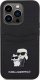 Karl Lagerfeld Karl Lagerfeld KLHCP15LSAPKCNPK iPhone 15 Pro 6.1" czarny/black hardcase Saffiano Cardslot Karl&Choupette Metal Pin 4