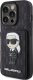 Karl Lagerfeld Karl Lagerfeld KLHCP15XSAKKNSCK iPhone 15 Pro Max 6.7" czarny/black hardcase Saffiano Cardslots and Stand Monogram Ikonik Patch 2