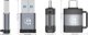 Adapter USB Manhattan MANHATTAN 2-teiliges Set USB-C auf USB-A-Adapter und USB-A auf USB-C-Adapter USB 3.2 Gen 1 5 Gbit/s 3 A Aluminium schwarz Grau 5