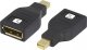 Adapter AV Techly TECHLY Adapter DisplayPort F auf Mini DisplayPort M 4K schwarz 1