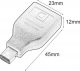 Adapter AV Techly TECHLY Adapter DisplayPort F auf Mini DisplayPort M 4K schwarz 2