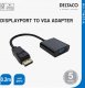 Adapter AV Deltaco Adapteris DELTACO VGA - DisplayPort, 1080p 60Hz, 0.2m, juodas / DP-VGA7-K / R00110027 3