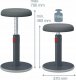 Leitz Ergonomiczny sto�ek Leitz Ergo Cosy szar 5