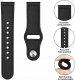 Tech Craft Skórzana bransoleta Samsung Galaxy Watch 4 / 5 / Classic / 5 Pro / 6 / 6 Classic szara 4