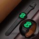 Tech Craft Skórzana bransoleta Samsung Galaxy Watch 4 / 5 / Classic / 5 Pro / 6 / 6 Classic szara 5