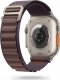 Tech Craft Materiałowy pasek Apple Watch ( 38 / 40 / 41 mm ) śliwkowy 3